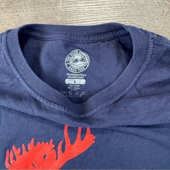 Navy Blue Jackson Hole Wyoming t shirt
Duck Co branded mens L measures 21x28 - Picture 5 of 5